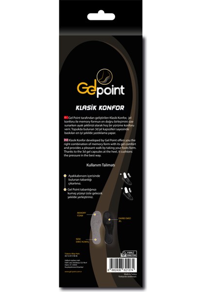 Gelpoint Klasik Konfor - Erkek 41-42