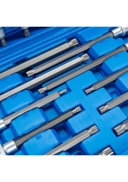 6190 1/2" Xzn Spline M-Torx Lokmalı Bits Uç Takımı 26 Parça