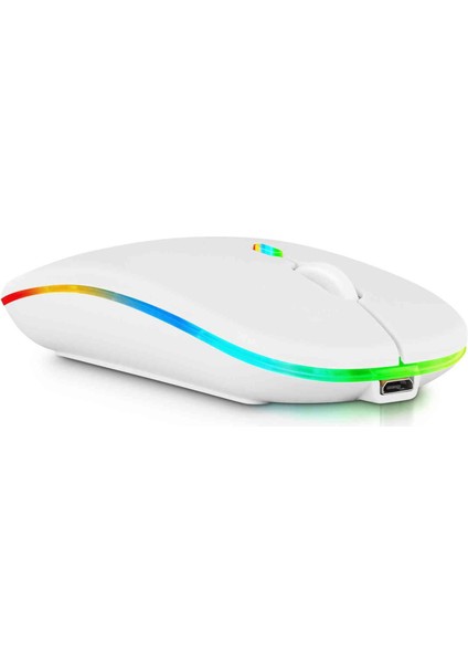 Redmud Teknoloji Honor Pad 8  Rgb Işıklı (7 Renkli)  Bluetooth & Wireless Türkçe Klavye Mouse Seti