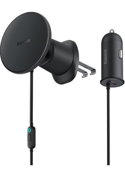 15W Magsafe Kablosuz Araç Şarjı, 25W Type-C Araç Çakmaklık Şarjı Aleti, Düşmez Titremez Sarsılmaz