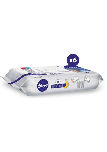 Xl Lavanta Kokulu Bebek Vücut Temizleme Havlusu 6X50(300 Yaprak)