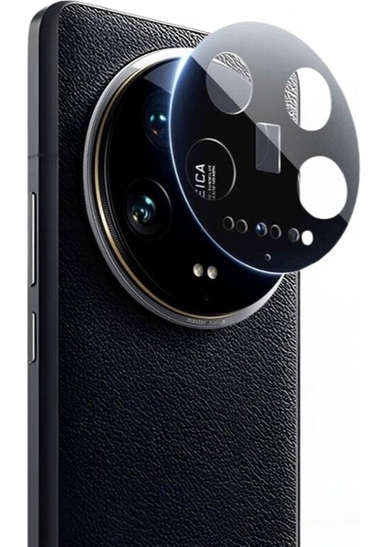 Xiaomi Mi 14 Ultra Kamera Lens Koruyucu Cam Siyah