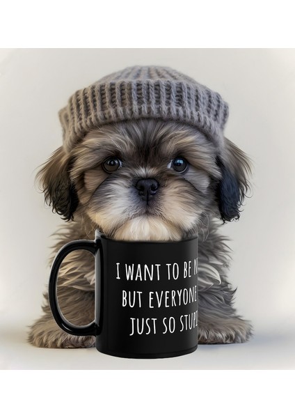 Kibar Olmak Istiyorum Ama Herkes O Kadar Aptal Ki Alaycı Kahve Kupası, Eğlenceli Ingilizce Kupa fiyatları