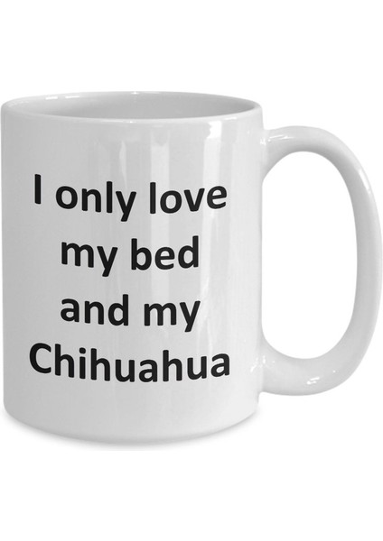 Komik Aşk Chihuahua Kupa - Kahve Fincanı Chihuahua Kahve Fincanı - Ingilizce Kahve Kupa Bardak