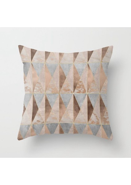 4 Adet Ebru Minder Örtüsü Yastık Kılıfı Ev Dekoratif Kanepe Kare Yastık Örtüsü Yatak Odası Araba Dekor 45X45CM,НАВОЛОЧКА (Yurt Dışından)