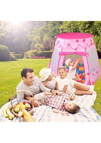 Okyanus Top Havuzu Prenses Evi Katlanabilir Oyun Evi Altı Taraflı Çadır Kapalı ve Açık Oyun Evi Çocuk Çadır Oyuncaklar (Yurt Dışından) fırsatları