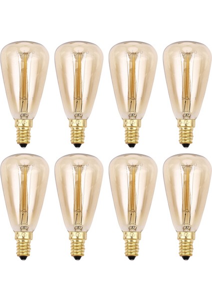 8x Vintage Ampuller E14 220V ST48 Akkor Ampuller 25W 40W 60W Filament Retro Işık Sarkıt Için (Yurt Dışından)