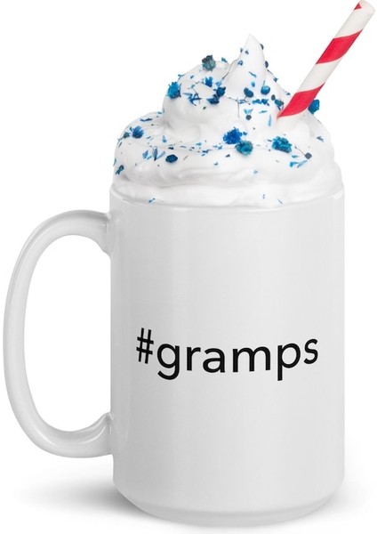 Hashtag Gramps Kahve Kupa Kişiye Özel Kahve Kupa Bardak Ingilizce Kahve Kupa Kahve Fincanı Kupa