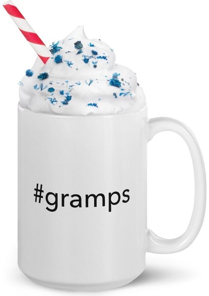 Hashtag Gramps Kahve Kupa Kişiye Özel Kahve Kupa Bardak Ingilizce Kahve Kupa Kahve Fincanı Kupa