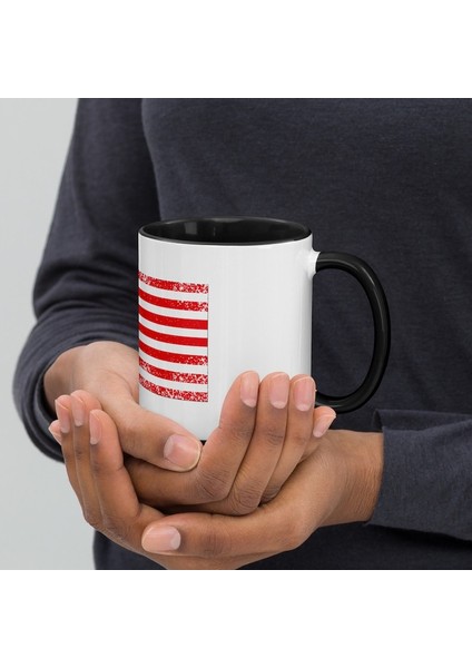 Abd Bayrağı Desenli Kupa Bardak - Renkli Kupa Ingilizce Kahve Kupa Kahve Fincanı Kupa fiyatları
