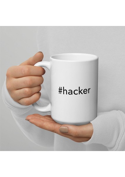 Hashtag Hacker Kahve Kupa Kişiye Özel Kahve Kupa Bardak Ingilizce Kahve Kupa Kahve Fincanı Kupa