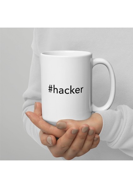 Hashtag Hacker Kahve Kupa Kişiye Özel Kahve Kupa Bardak Ingilizce Kahve Kupa Kahve Fincanı Kupa