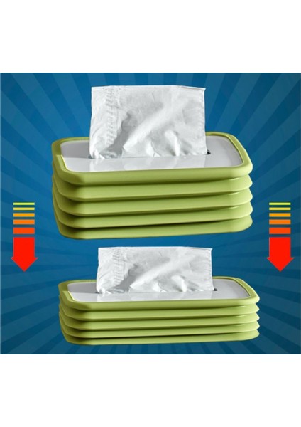 Silikon Doku Kutusu Katlanır Kaldırma Kağıt Kutusu Oturma Odası Ev Masaüstü Kağıt Dağıtıcı Braketi Peçete Kutusu Saklama Kutusu A (Yurt Dışından) modelleri