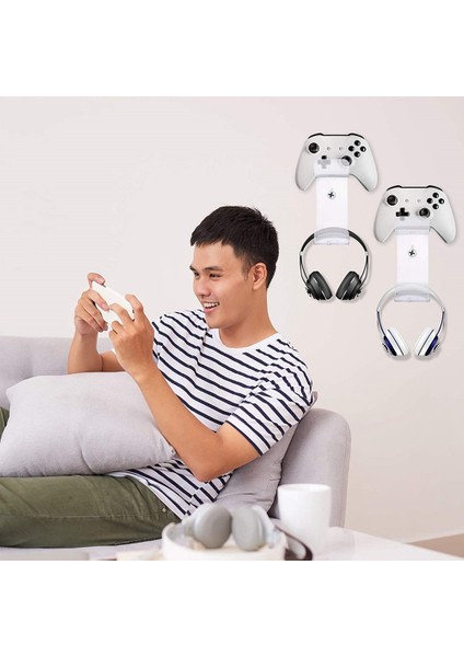 Hsv Kumanda Ekran Standı Ps3/ps4/ps5 Tutma Yeriyle Uyumlu, Gamepad Duvara Monte Tutucu Kulaklık Braketi-Siyah (Yurt Dışından) fırsatları