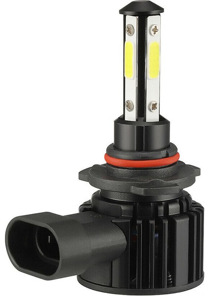 F8 4-Side Glow LED Araba Far Otomobil LED Lamba Yükseltme Bölümü Evrensel Araba Far 9005 (Yurt Dışından)
