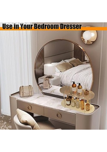 2 Katlı Banyo Tepsisi, Makyaj Rafı Tezgah Üstü Düzenleyici, Banyo Rafı Düzenleyici, Kozmetik, Cilt Bakımı, Parfümlükler,организаторы Hmoe (Yurt Dışından) indirimleri