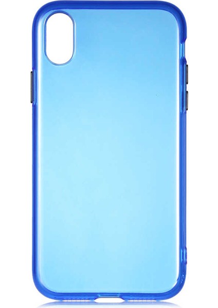 iPhone Xr 6.1 - Uyumlu Zore Bistro Kapak-Mavi