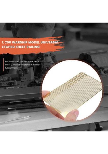 1/700 Model Gemi Için Foto-Kazınmış Pe Küpeşte ve Merdiven CYPE005 Evrensel Pe Korkuluk Merdiveni Yürüyen Merdiven (Yurt Dışından) indirimleri
