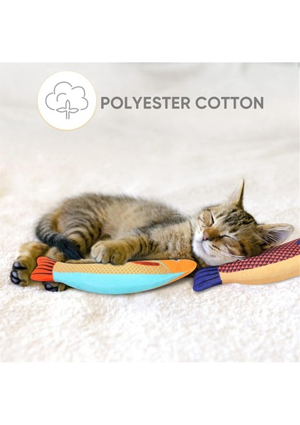 3pcs Kediler Çiğneme Oyuncakları, Isırmaya Dayanıklı Kediler Oyuncakları Zil Içinde, Peluş Karikatür Yavru Kedi Diş Çıkarma Interaktif Oyuncak Kedilerle Uyumlu (Yurt Dışından) indirimleri