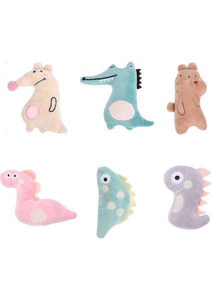 Adet/grup Sevimli Dinozor Peluş Kedi Oyuncak Timsah Pet Oyuncak Kanguru Hayvan Kedi Nane Oyuncaklar Kedi Çiğneme Oyuncağı (Yurt Dışından)