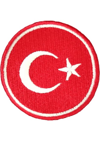 Ütü ile Yapışan Türk Bayrağı Arma Yama Patch