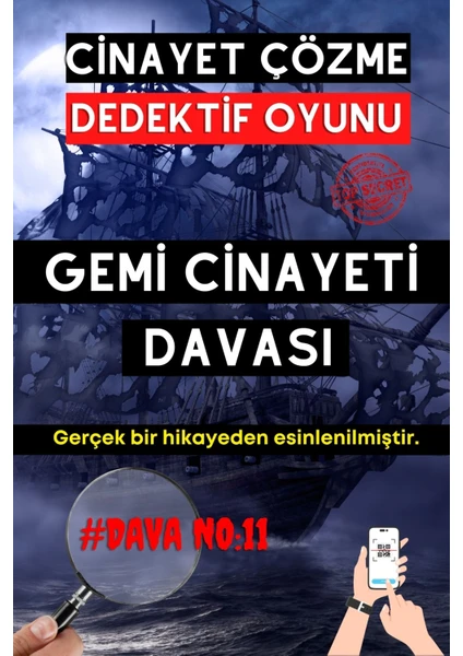 Gemi Davası - Dedektif Oyunu - Cinayet Çözme Oyunu - Dedektiflik Suçluyu Bulma Gizemli Davalar