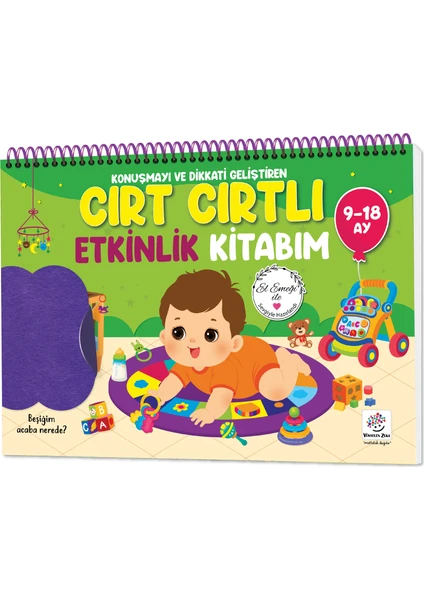 9-18 Ay Cırt Cırtlı - Keçeli Etkinlik Kitabım