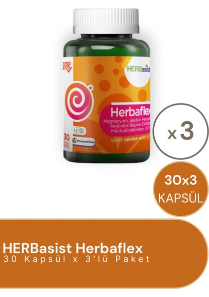 Herbaflex 30 Kapsül 3'lü Paket