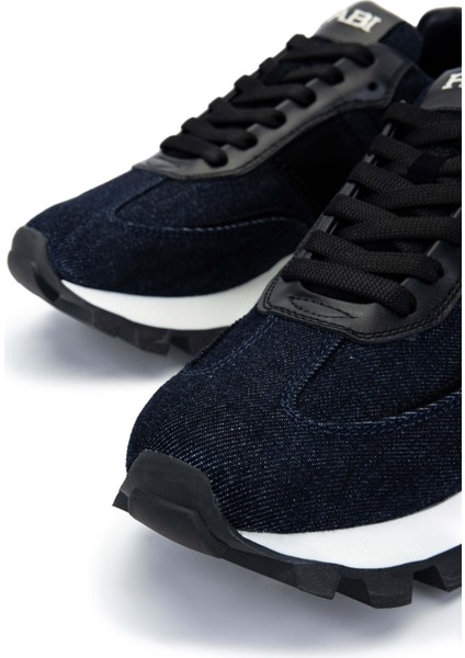 Erkek Deri & Tekstil Lacivert/siyah Sneakers & Spor Ayakkabı 510 FU1131BL Erk Ayk Y24 Jeans/nero/nero