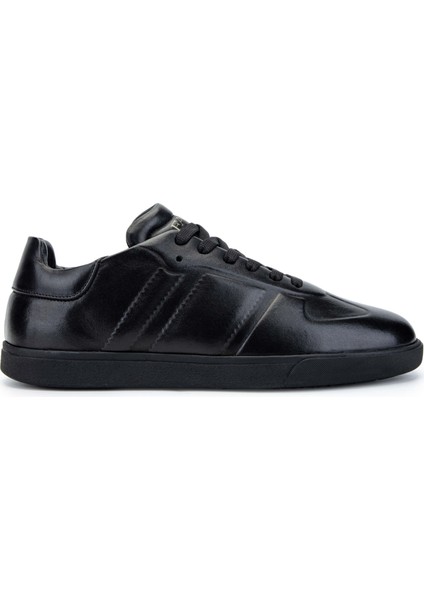 Erkek Hakiki Deri Siyah Sneakers & Spor Ayakkabı 510 FU1110B Erk Ayk Y24 Nero