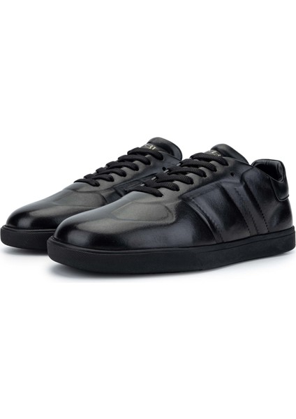 Erkek Hakiki Deri Siyah Sneakers & Spor Ayakkabı 510 FU1110B Erk Ayk Y24 Nero fırsatları