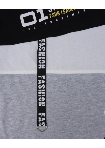 Erkek Çocuk Fashion Yazı Baskılı Yazlık T-Shirt Şort 2'li Takım fiyatları