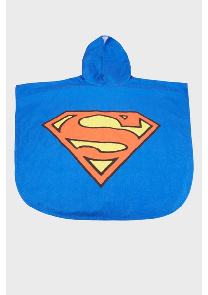 Kent Desenli Kapüşonlu Havlu Panço Erkek Çocuk Panço SP2332020026