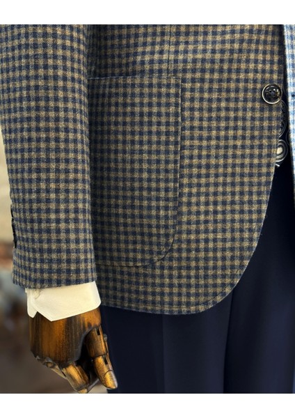 İtalyan stil slim fit mono yaka erkek ceket lacivert T10748 indirimleri