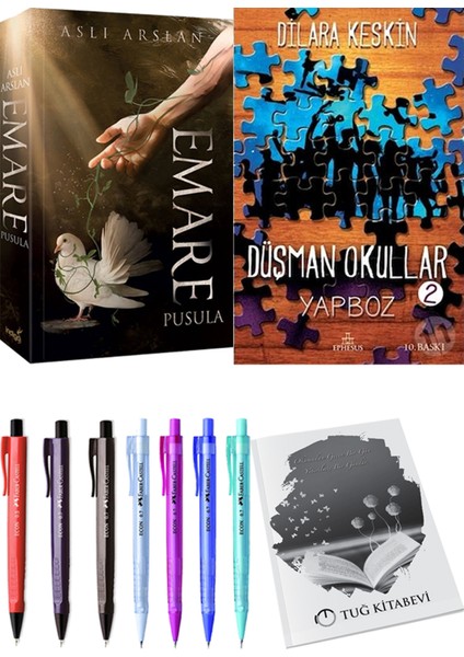 Emare: Pusula - Düşman Okullar 2 + Kalem + Not Defteri