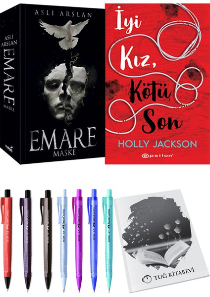 Emare: Maske - İyi Kız, Kötü Son + Kalem + Not Defteri