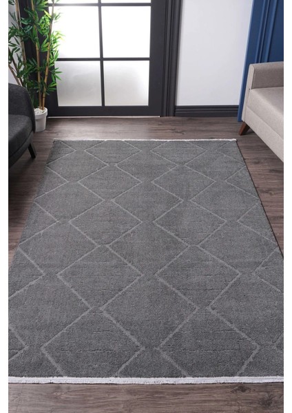 Truva , Peluş Soft Sisal Cut Loop Bukle Tavşan Tüyü Desenli Oturma Çocuk Yatak Odası Halısı