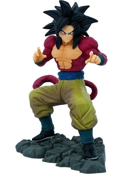 Dragon Ball Şekil Seti Dikey Dragon Ball Gt Süper Saiyan 4 Süper 4 Vegeta Gogeta Sun Wukong Modeli (Yurt Dışından)