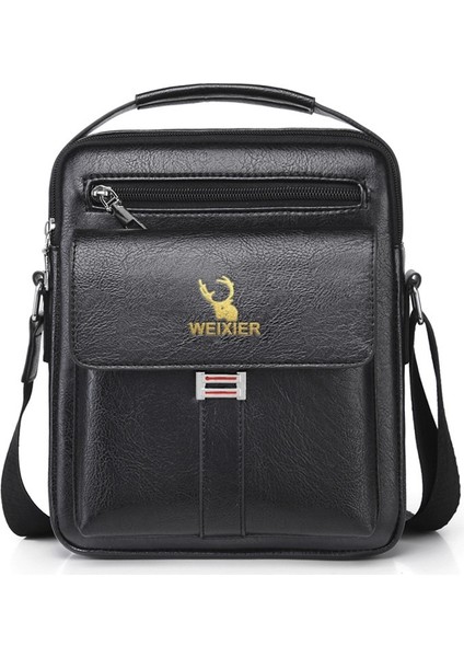 Iş Çantası Tek Omuz Messenger Büyük Kapasiteli Omuz Çantası Erkek Crossbody Çanta (Yurt Dışından)