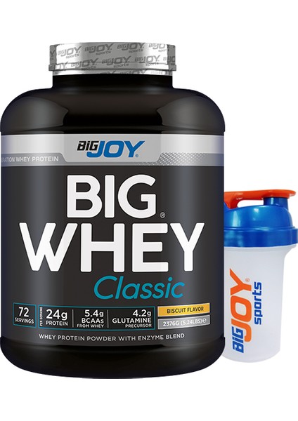 Whey Protein Tozu Bigwhey Classic Bisguit 2376G Bisküvi Whey Protein Powder With Enzim Blend