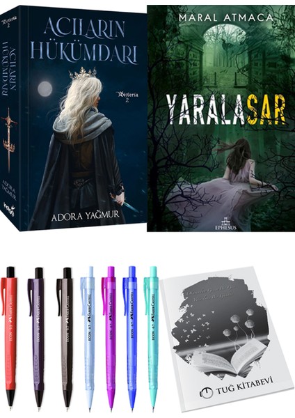 Acıların Hükümdarı - Yaralasar + Kalem + Not Defteri