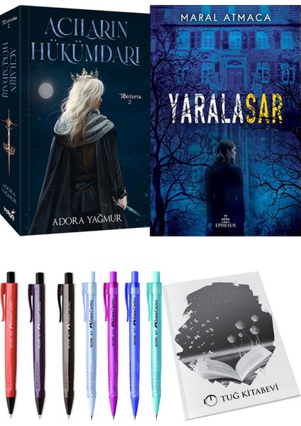 Acıların Hükümdarı - Yaralasar 1 + Kalem + Not Defteri