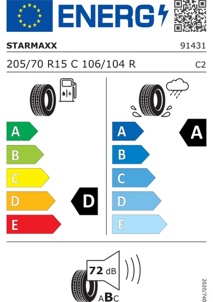205/70 R15 C 106/104R 8Pr Provan St850 Plus Kamyonet Yaz Lastiği (Üretim Yılı: 2024)