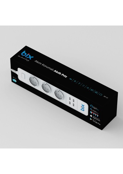 Bp-01 Wifi Akım Korumalı Hızlı Şarj Özellikli Akıllı Priz