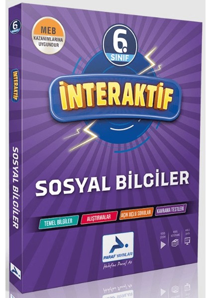 Paraf Yayınları 6. Sınıf İnteraktif Sosyal Bilgiler Soru Kütüphanesi