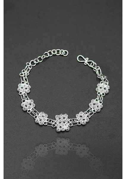 Bereket Model Telkari 925 Ayar Gümüş Bileklik 201023059