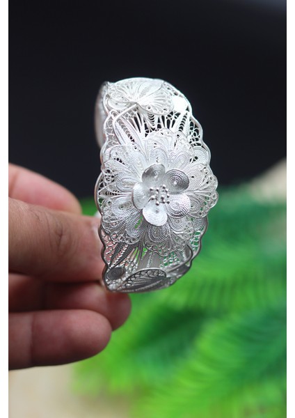 Yonca Model Telkari 925 Ayar Gümüş Bilezik 201023063 fiyatları