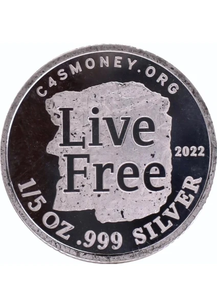 Live Free Libertas 2022 6,22 Gram Gümüş Sikke Coin (999.0)