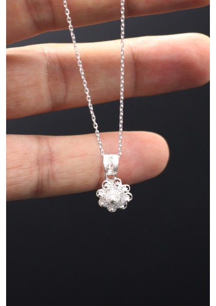 Bereket Model Telkari 925 Ayar Gümüş Kolye 201023018 modelleri