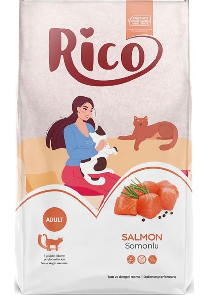 Somonlu Yetişkin Kedi Maması 15 kg